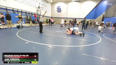 200 lbs Cons. Semi - Brandon Mckillip-Miller, Charger Wrestling Club vs Gabe Sorenson, Brighton Wrestling Club