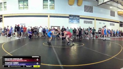 150 lbs Semifinal - Deacon Dressler, Maurer Coughlin Wrestling Club vs Thomas Gibbs, Contenders Wrestling Academy