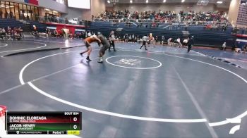 285 lbs Quarterfinal - Jacob Henry, Austin Vandegrift vs Dominic Eloreaga, El Paso Pebble Hills