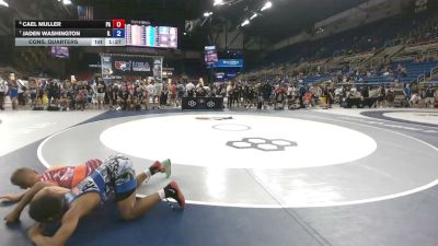 126 lbs Cons. Quarters - Cael Muller, Pennsylvania vs Jaden Washington, Illinois