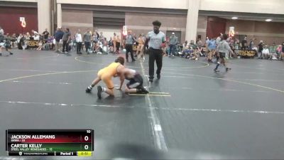 100 lbs Round 3 (6 Team) - Jackson Allemang, SHWA vs Carter Kelly, Steel Valley Renegades