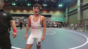 132 lbs 5th Place - Justyce Zuniga, Toppenish vs Ronnie Ramirez, Walnut