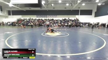 120 lbs Cons. Round 4 - Nathan Hinojosa, Burbank vs Carlos Alfaro, Sonora