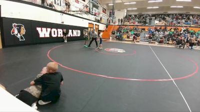 73-75 lbs Round 1 - Isaac Robinson, Lander Middle School vs Ashtun Winkler, Greybull MS