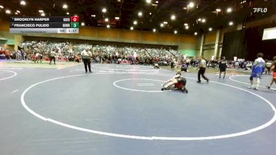 120 lbs Quarterfinal - Brooklyn Harper, Oakdale vs Francisco Pulido, Downey