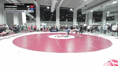 U20 Freestyle FS - 57 lbs Champ. Round 1 - Tyler Garvin, DMV RTC vs Carson Dupill, Jackrabbit Wrestling Club