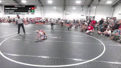55/58 Round 1 - Jw Vickery, Roundtree Wreslting Academy vs Tommy Cooley, PTC Wrestling