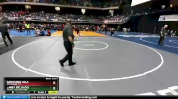 5 lbs Quarterfinal - Gregorio Vela, Rio Grande City vs Jarek Delgado, Dallas Highland Park