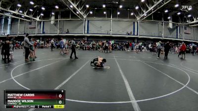 80 lbs Round 1 (10 Team) - Matthew Cardis, NOVA WC vs Maddox Wilson, CTWHALE