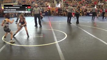 50 lbs 5th Place Match - Iris Thoroughman, Greenfield McClain vs Rylan Greene, Lake Catholic