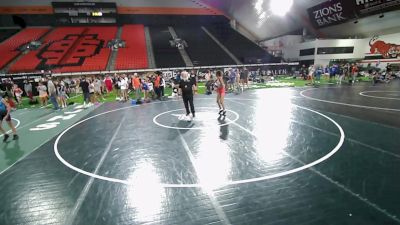 95-100 lbs Champ. Round 4 - Chaya Palomo, Oregon vs Alicia Hansen, Utah