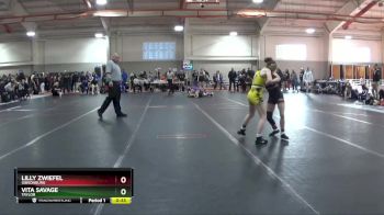 100 lbs Cons. Round 5 - Vita Savage, Taylor vs Lilly Zwiefel, Gibsonburg