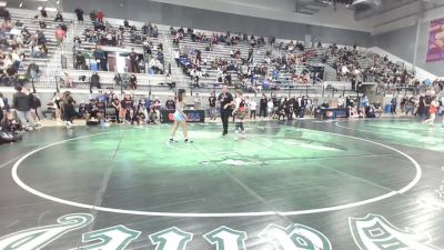 U15 Women - 54 lbs Champ. Round 3 - Lilly Hopkins, WA vs Auriana Wakinekona, HI