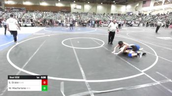 109 lbs Consi Of 8 #1 - Sebastian Drake, Elks Wrestling Club vs Will Macfarlane, Intermountain