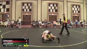 78 lbs Quarterfinals (8 Team) - Ethan Raley, Steel Valley Black vs Cole Desiano, Steel Valley Red