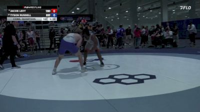 125 kg Cons. Quarters - Jacob Levy, Tar Heel Wrestling Club vs Tyson Russell, Boilermaker RTC