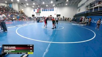 Quarterfinal - Miles Clinger, Laramie Middle School vs Crew Sasser, Dean Morgan