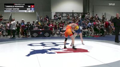 Senior Women Freestyle FS - 55 lbs Quarters - Cristelle Rodriguez, Tiger Wrestling Club vs Sydney Stifter, MO West Championship Wrestling Club