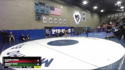 120 lbs Cons. Round 4 - Denicio Diaz, Valencia vs Aldair Ponce, Selma