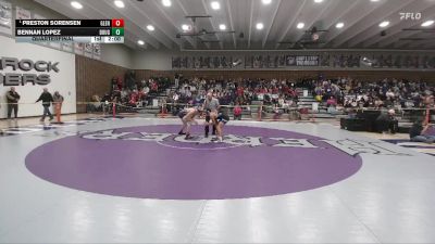 175 lbs Quarterfinal - Preston Sorensen, Glenrock vs Bennan Lopez, Douglas