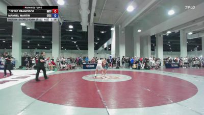 Champ. Round 1 - Elyle Francisco, NMU-National Training Center vs Manuel Martir, Community Youth Center - Concord Campus Wrestling