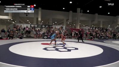 Senior Women Freestyle FS - 50 lbs Champ. Round 2 - Alejandra Corral, Menlo Wrestling Club vs Erin Golston, New York Athletic Club