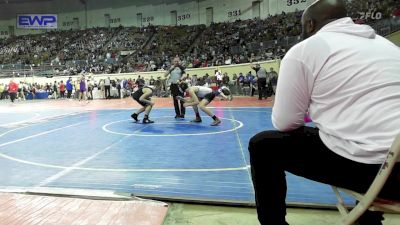 130 lbs Consi Of 32 #1 - Easton Blakley, Plainview JH vs Tanner Ryan, Broken Arrow Junior High