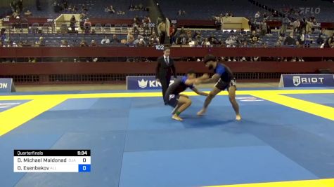 Devin Michael Maldonado vs Omurbek Esenbekov 2024 Pan IBJJF Jiu-Jitsu No-Gi Championship