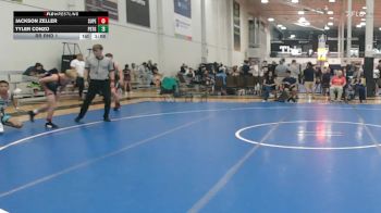 102 lbs Rr Rnd 1 - Jackson Zeller, Superior Black - HSC vs Tyler Conzo, Prestige Worldwide Blue - HSC