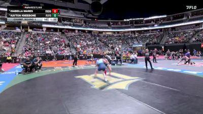 G120-4A Champ. Round 1 - Kayton Kneebone, Platte Valley Girls vs Isabella Mares, Pueblo Central Girls