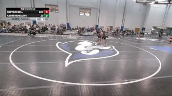 174 lbs Champ. Round 1 - Breyden Hill, Muskingum vs Kadin Khalloufi, Johns Hopkins