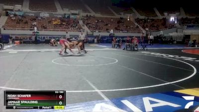 D2-190 lbs Cons. Round 2 - Jamaar Spaulding, Desert Edge vs Noah Schafer, Centennial