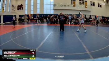 150 lbs Cons. Round 1 - Abe Zaretsky, Paramus Catholic vs Myles Burroughs, Northfield Mt Hermon