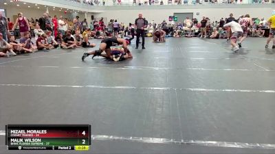 215 lbs Round 1 (4 Team) - Mizael Morales, Cozart Trained vs Malik Wilson, BHWC Florida Supreme