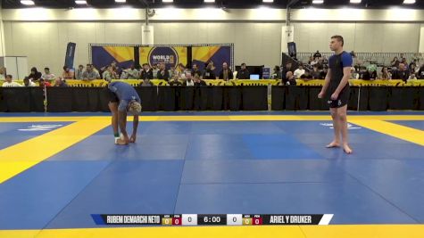 Ariel Y Druker vs Rubem Demarchi Neto 2024 World IBJJF Jiu-Jitsu No-Gi Championship