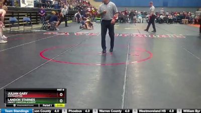 3 - 120 lbs Champ. Round 1 - Julian Gary, Southampton vs Landon Starnes, Liberty Christian Academy