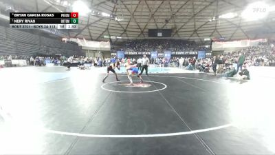 Boys 2A 113 lbs Semifinal - Nery Rivas, Orting vs Bryan Garcia Rosas, Prosser