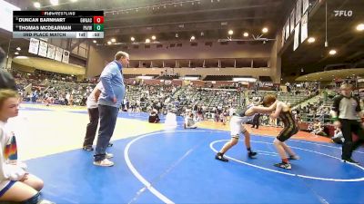 110 lbs 3rd Place Match - Duncan Barnhart, GuardDog Wrestling & Athletic Club vs Thomas McDearman, Pulaski Academy Youth Wrestling