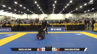 Sarah Louisa Kolybaba vs Rebecca Jade Johns 2025 World IBJJF Jiu-Jitsu No-Gi Championship