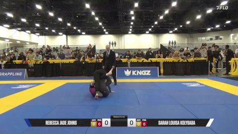Sarah Louisa Kolybaba vs Rebecca Jade Johns 2025 World IBJJF Jiu-Jitsu No-Gi Championship