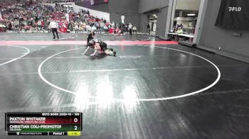 190 lbs Champ. Round 1 - Paxton Whitaker, Reedsburg Wrestling Club vs Christian Coli-Promotor, Coleman