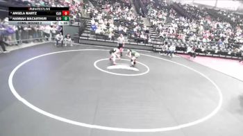 5A 115 lbs Cons. Round 2 - Hannah MacArthur, Clearfield vs Angela Martz, Kearns