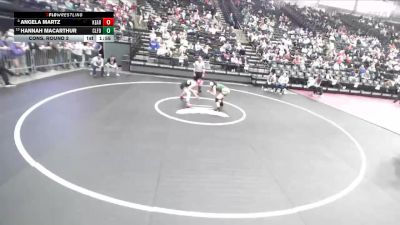 5A 115 lbs Cons. Round 2 - Hannah MacArthur, Clearfield vs Angela Martz, Kearns