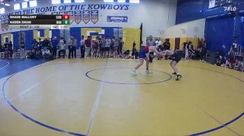 126 lbs Cons. Semi - Shane Mallory, Cocoa Beach vs Kaden Swan, Hagerty