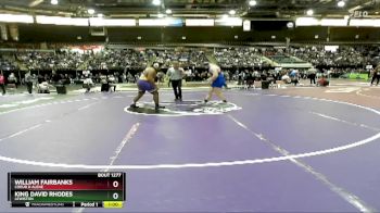285 lbs Cons. Round 4 - King David Rhodes, Lewiston vs William Fairbanks, Coeur D Alene