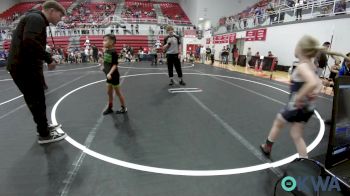 58 lbs Round Of 16 - Caius Moore, Standfast vs Paisley Kimerling, Lions Wrestling Academy