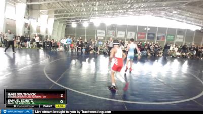 100 lbs Round 1 (4 Team) - Mckoy Evans, Sanderson Wrestling Academy vs Stanton Cordts, Black Fox Wrestling