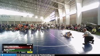 92 lbs Semis & Wb (16 Team) - Cash Christensen, Sanderson Wrestling Academy vs Blake Mauch, Utah Black