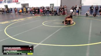 132 lbs Semifinal - Alvino Vasquez, Bethel Freestyle Wrestling Club vs Achilles Alexander, Arctic Warriors Wrestling Club