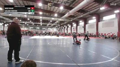 52 lbs Round 1 (8 Team) - Nick Haas, Steller Trained Wolffe vs Leland Reeves, Steel Valley Renegades